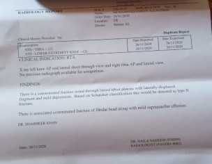 Need Operation Or Plaster