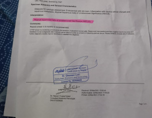 PAP &amp; HPV 51  Is Positive