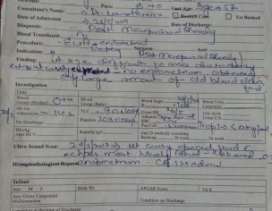 Post-menopausal-bleeding