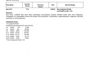 Blood Report