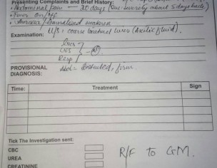 Hepatitis B With Ascites