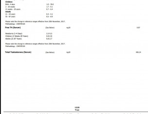 Testosterone, Thyroid
