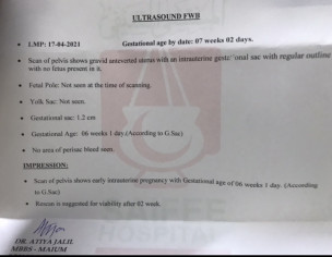 Viable/Healthy Pregnancy?