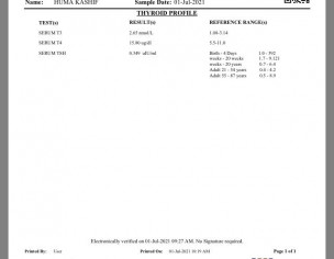 Asking If I Hade Thyroid