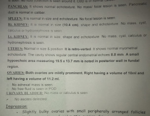 Periods Flow Reduction