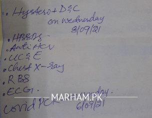 Back Ache/ Gynaecology 