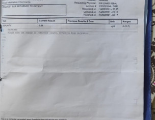 THYROID TEST REPORT
