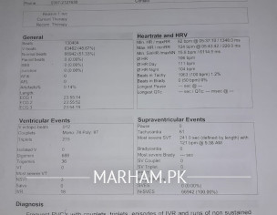 Eco & Holter Moniter Report