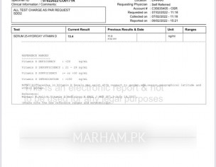 Vitamin D Insufficiency 