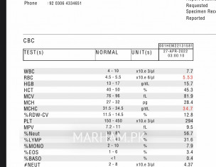 Are These Blood Test Normal 