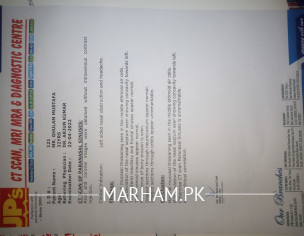 CT Scan Report For Sinus