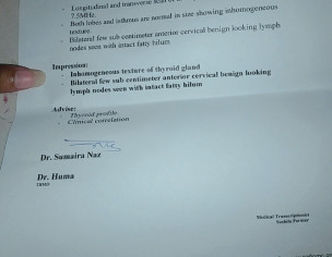Thyroid Report