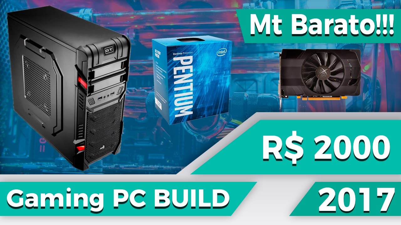 Montando uma PC build de R$ 2.000,00  — com Luigitec