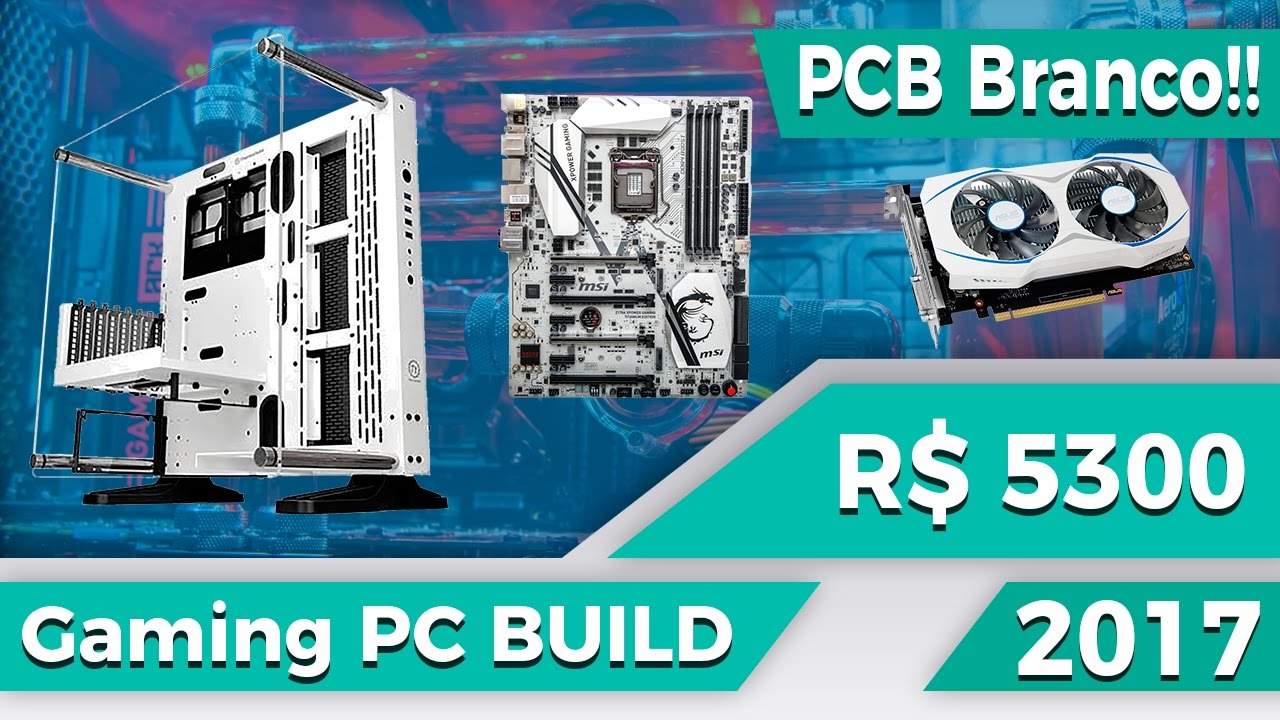 Montando uma PC build de R$ 5.000,00 com peças brancas — com Luigitec