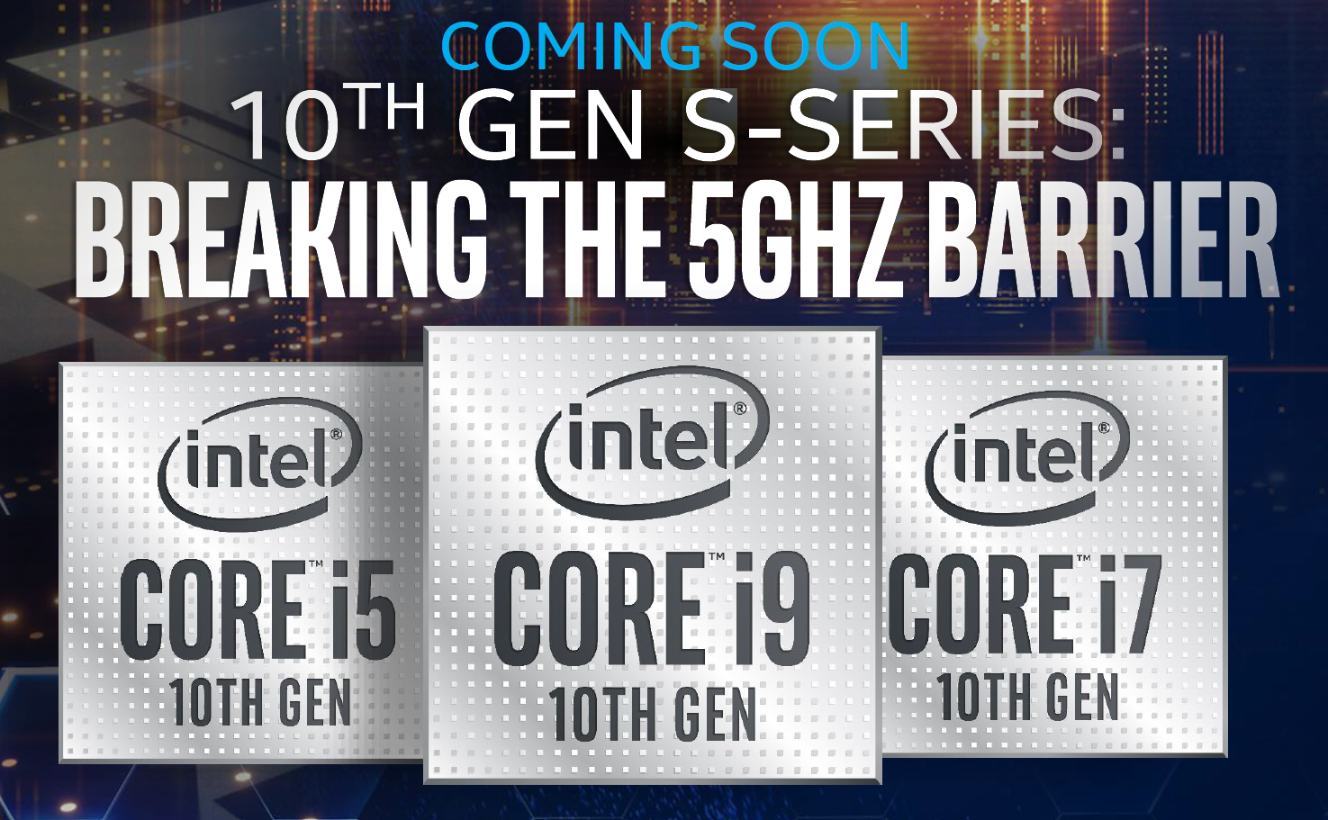 O que sabemos sobre os processadores intel 10ª geração Comet Lake