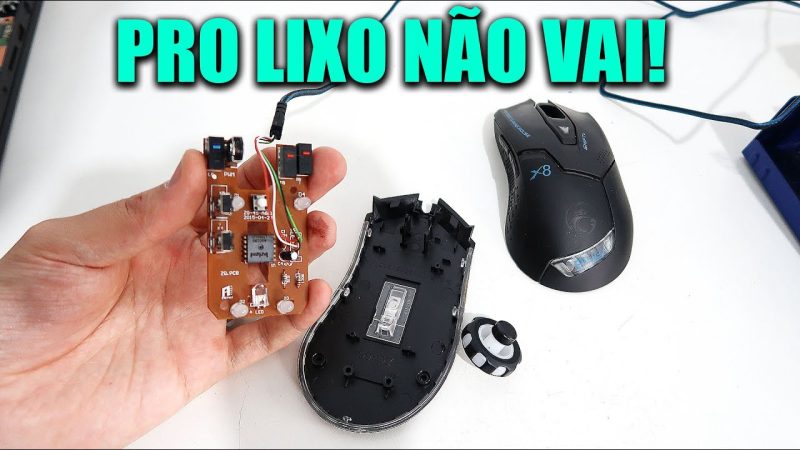 Como consertar um mouse que caiu no chão? Veja passo a passo