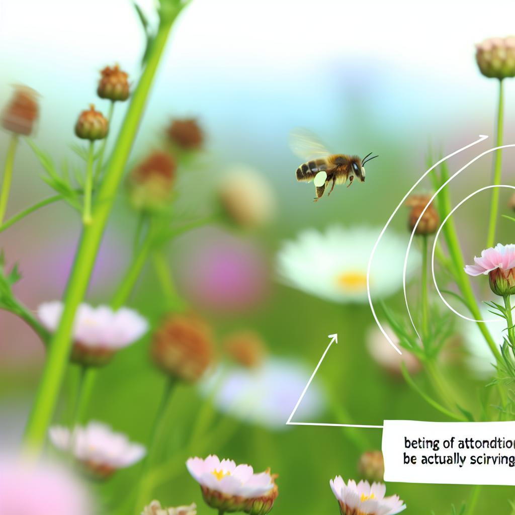 A busy bee buzzing around, in reality avoiding the important task at hand.