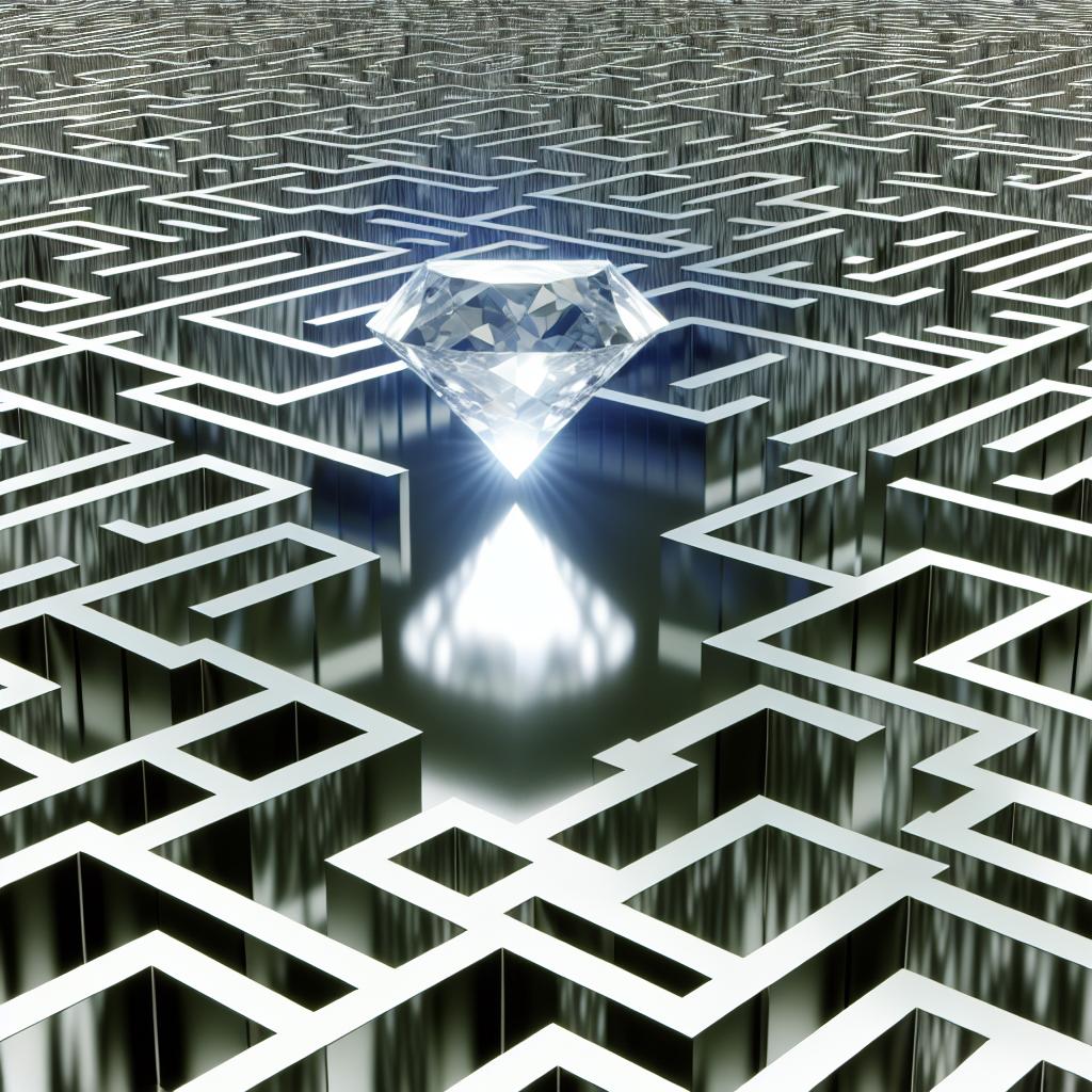 Just like a massive maze constructed entirely of mirrors, office politics can disorient you with countless illusions and complexities. However, in this metaphorical maze, you would shine like a genuine diamond, completely true to yourself.