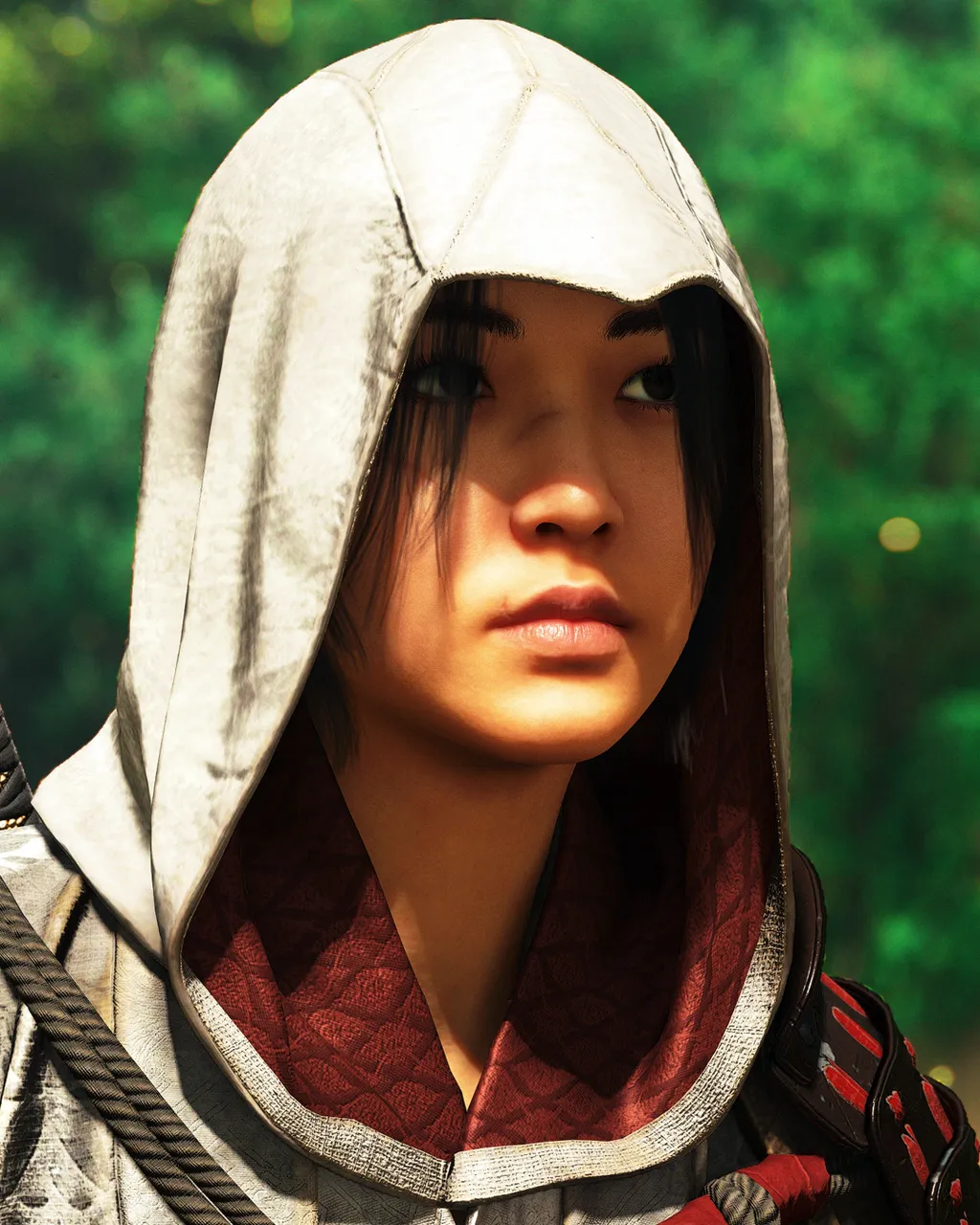 Looking her best in white