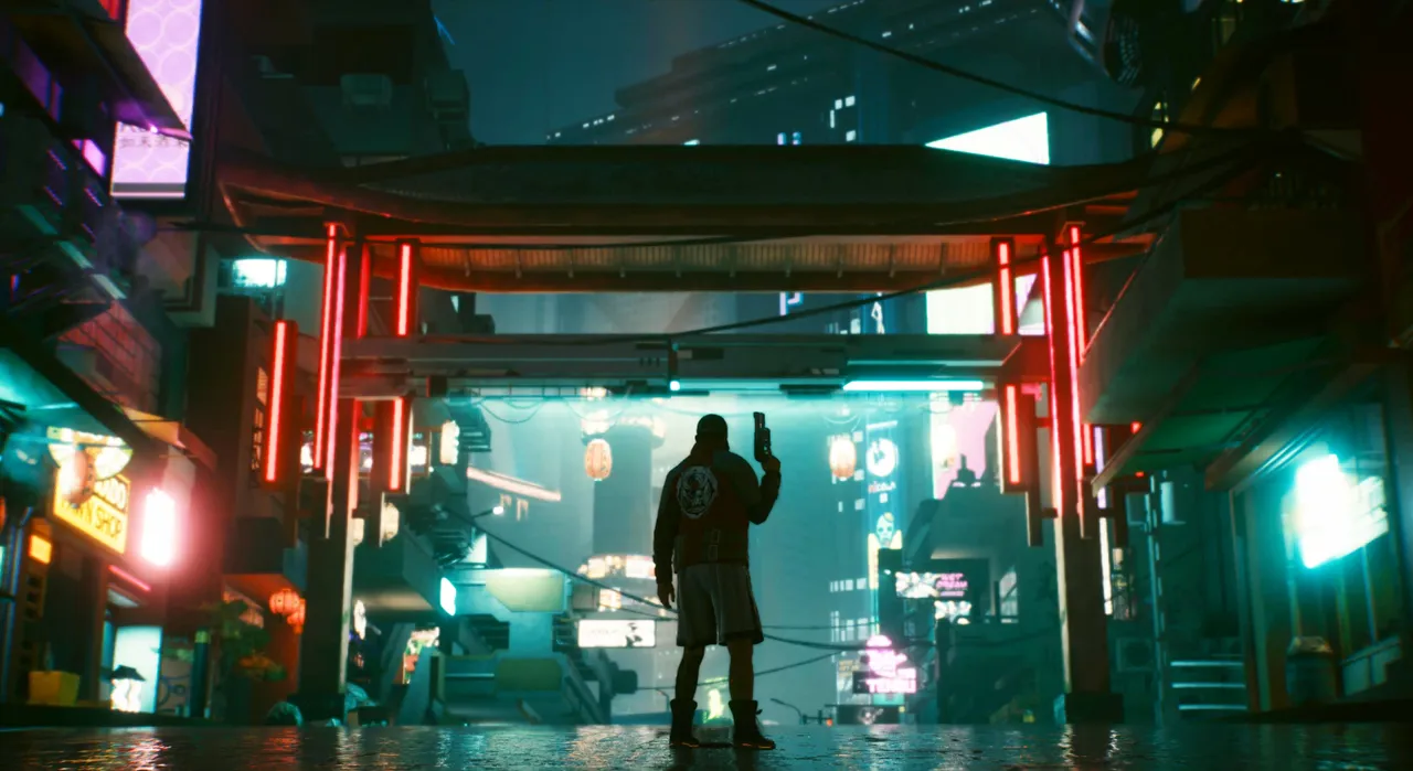 Cyberpunk gate