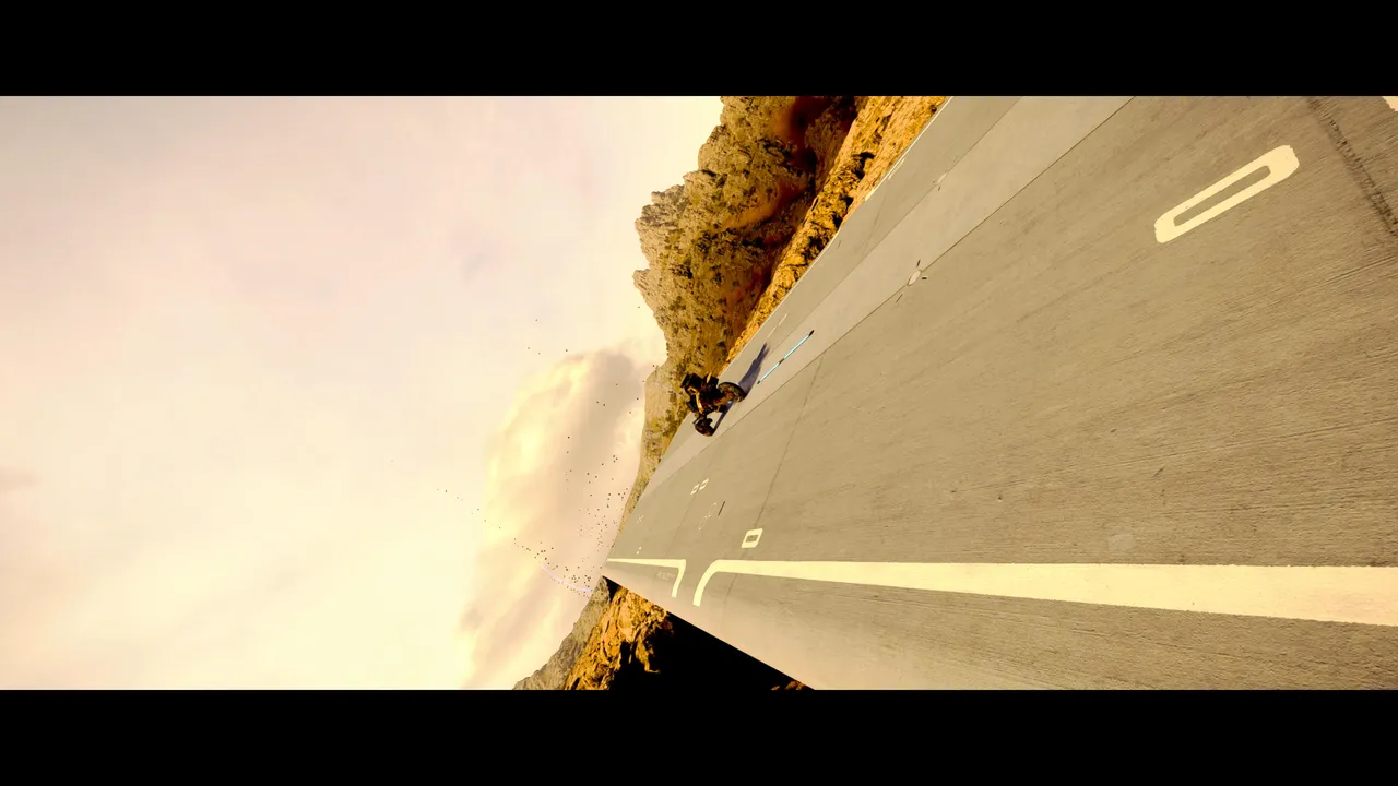 Sam Bridges driving on a road in Australia.