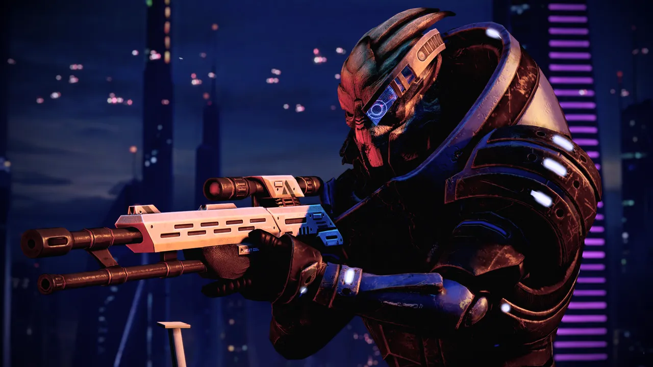Garrus is ready for action