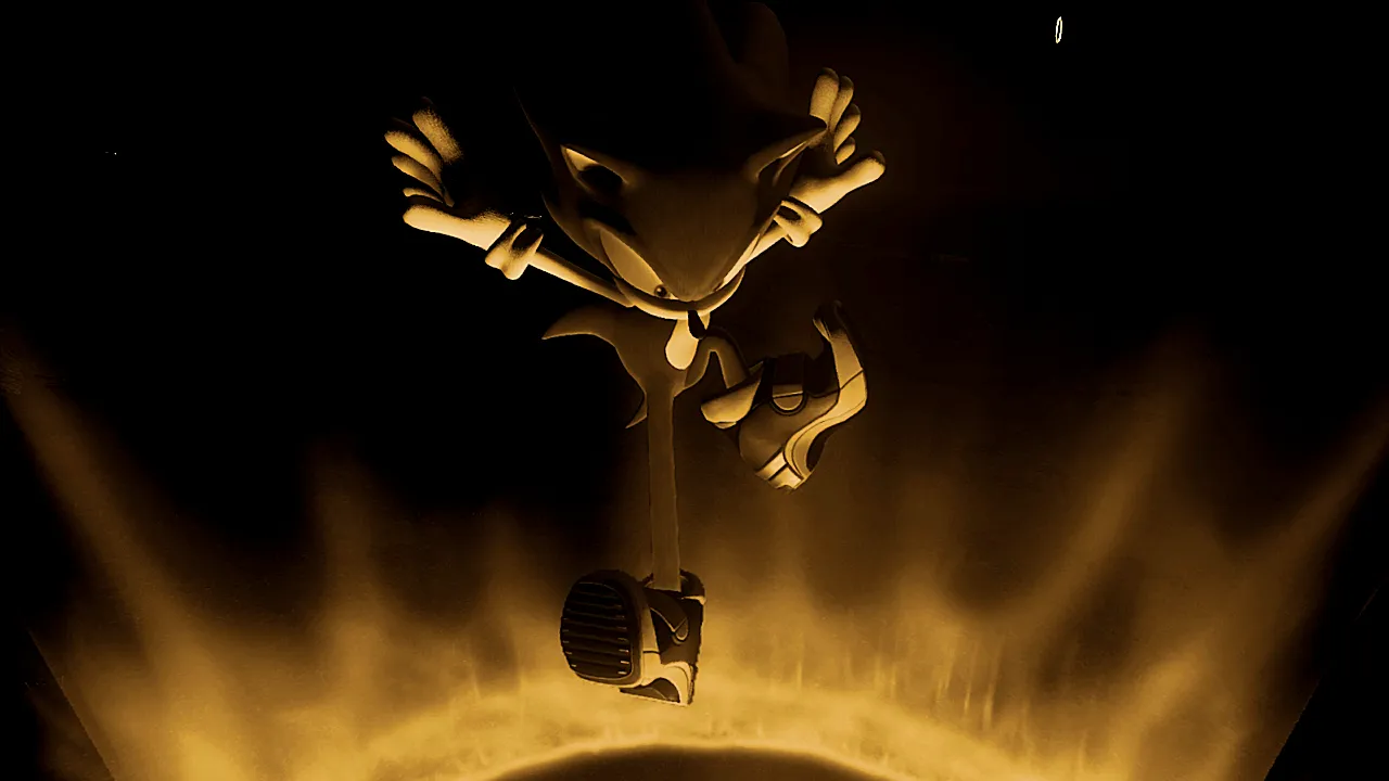 Sonic kicking down