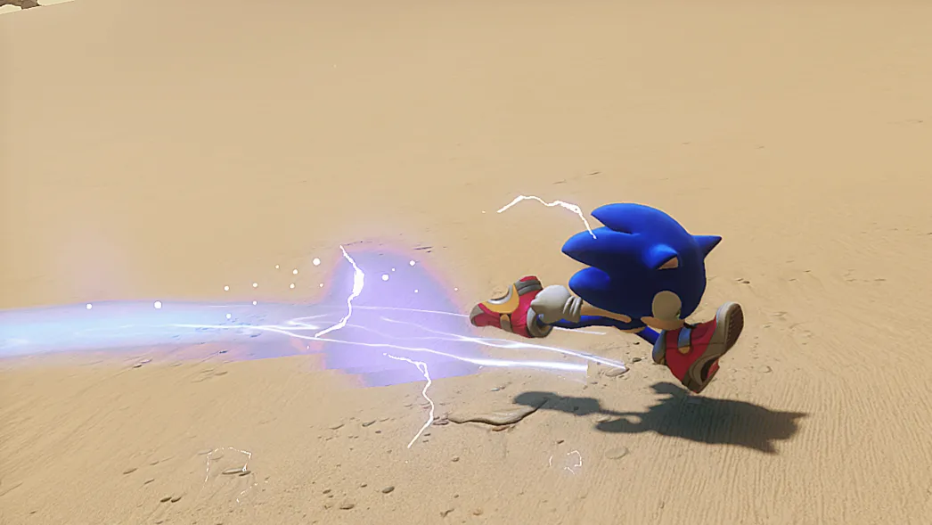 Sonic running