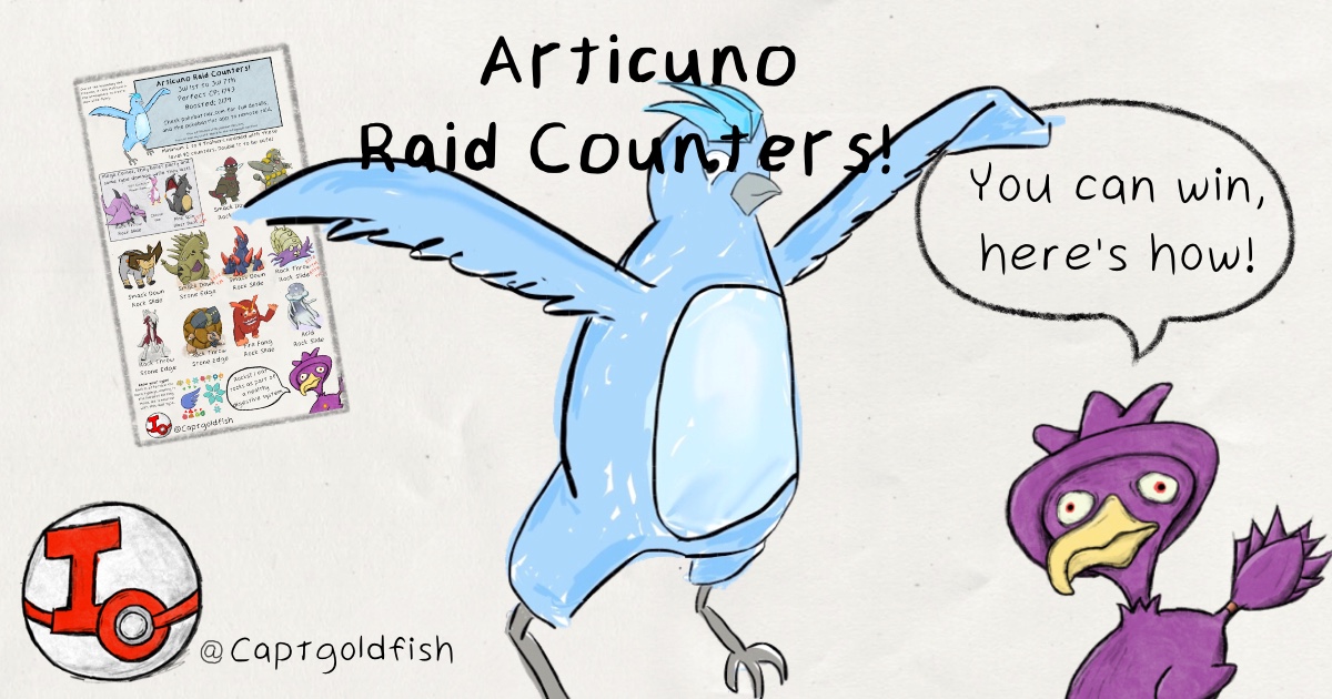 Articuno (Pokémon GO): Stats, Moves, Counters, Evolution