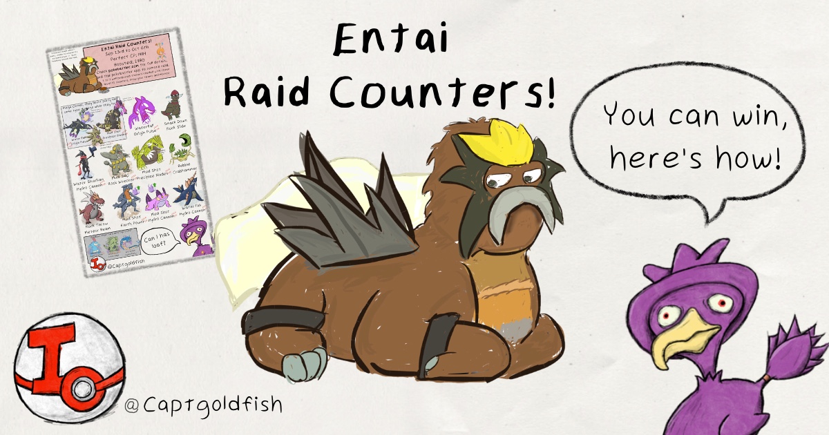 CaptGoldfish's Raid Counter Infographics - Pokemon GO Pokebattler