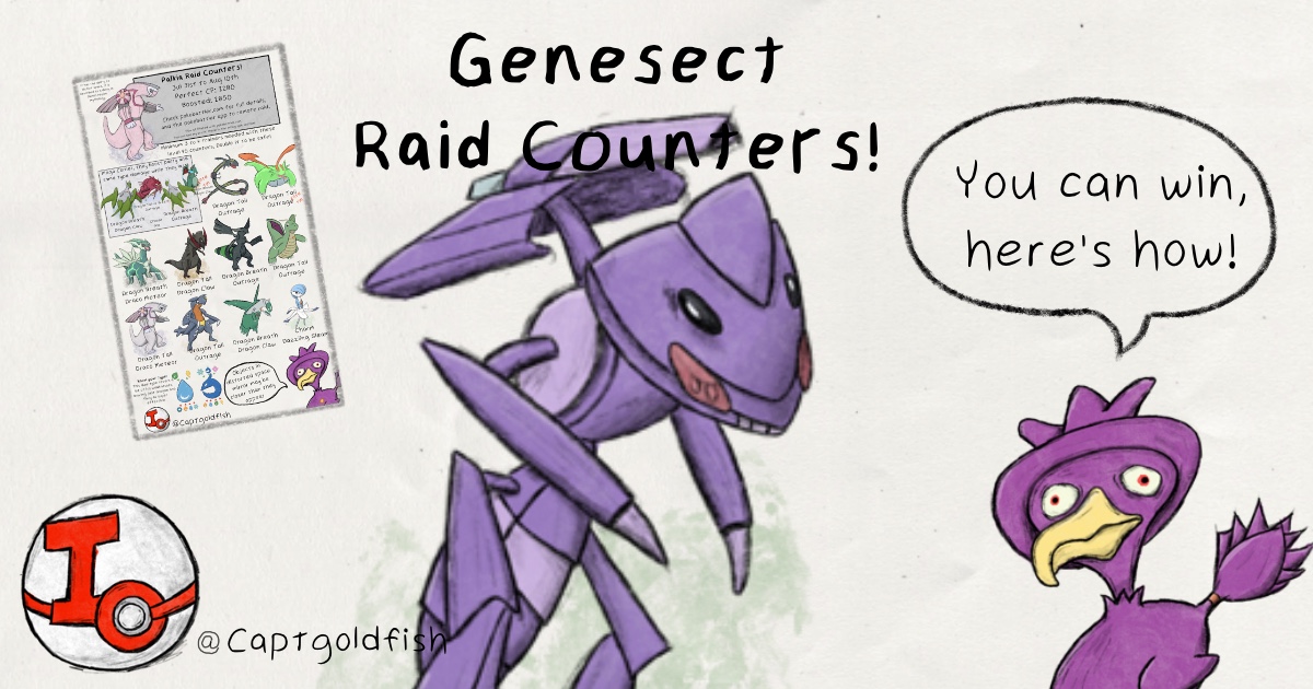 Genesect Pokémon GO Raid Battle Tips