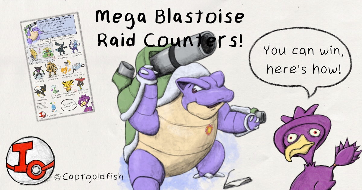 Download Mega Blastoise Infographic