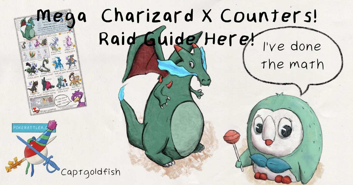 Download Mega Charizard X Infographic