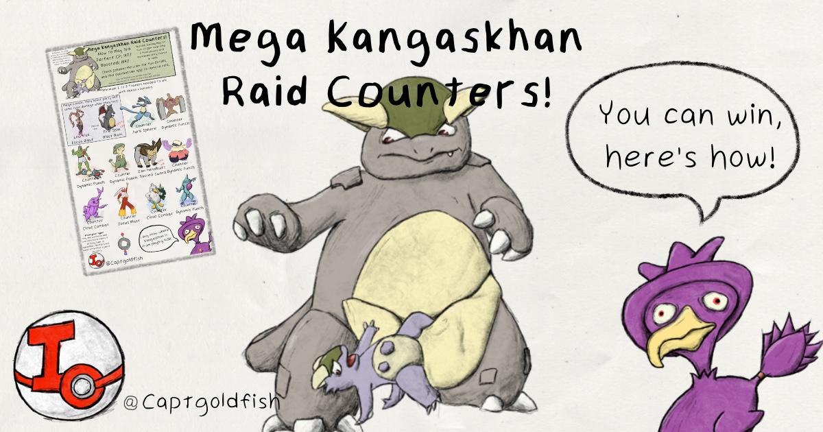 Pokémon Go - Raid de Kangaskhan - counters, fraquezas e ataques