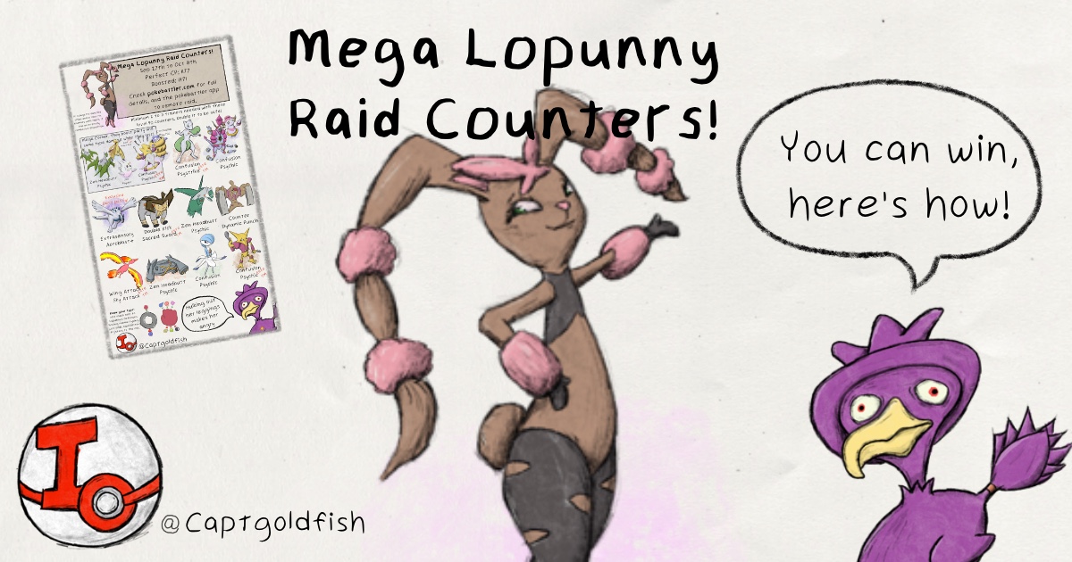 Pokémon GO: Mega Lopunny; como batalhar, melhores ataques e counters, esports