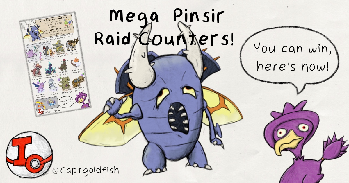 Pokémon Go Mega Pinsir counters, weaknesses and moveset explained