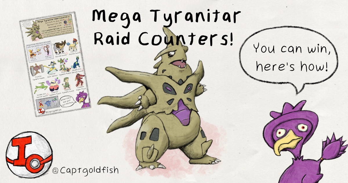 How to beat Pokemon Go Mega Tyranitar Raid: Weaknesses, counters & can it  be shiny? - Charlie INTEL