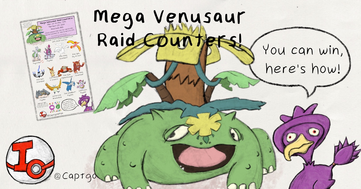 Mewtwo and Mega Venusaur raid guides. Top general non shadow