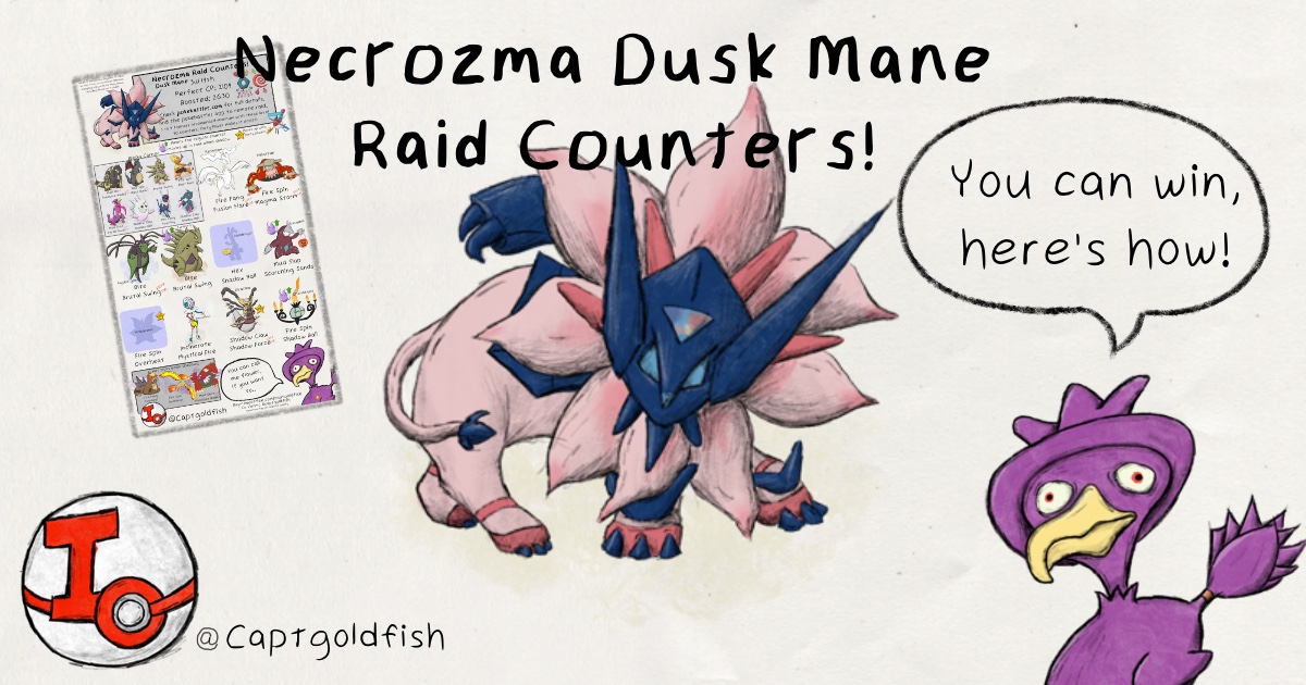 Download Necrozma - Dusk Mane Infographic