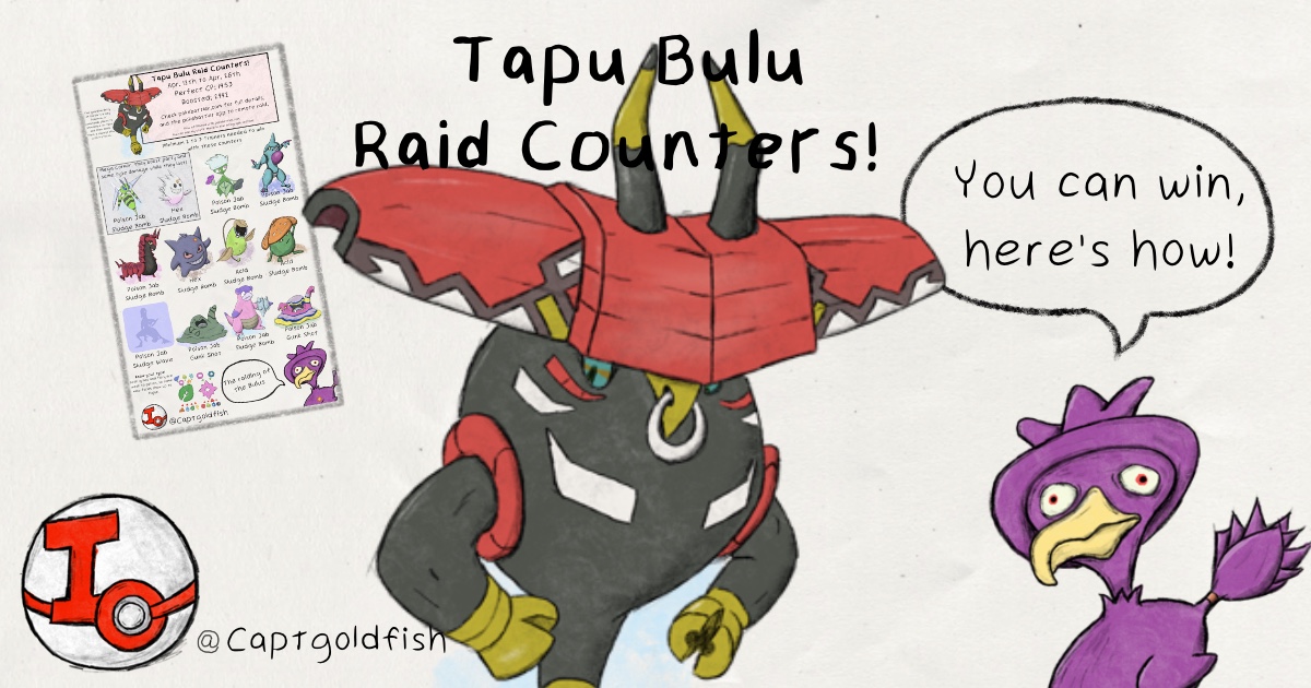 Pokemon Go Tapu Bulu Raid Guide: Best Counters, Weaknesses and