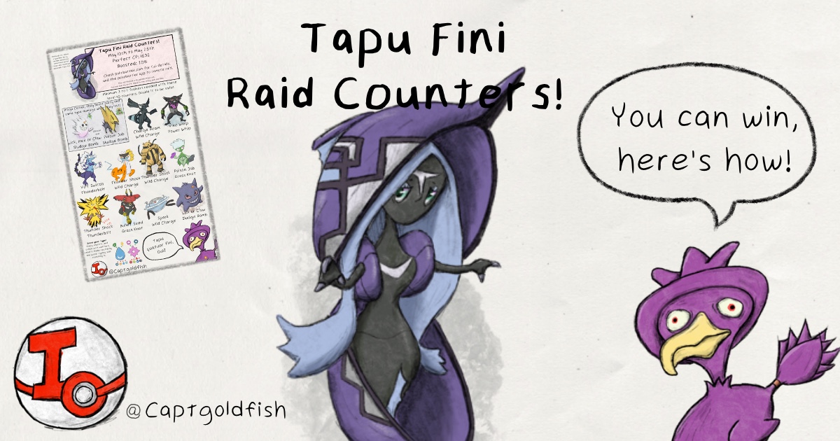 Pokemon Go Tapu Fini Raid Guide: Best Counters, Weaknesses and