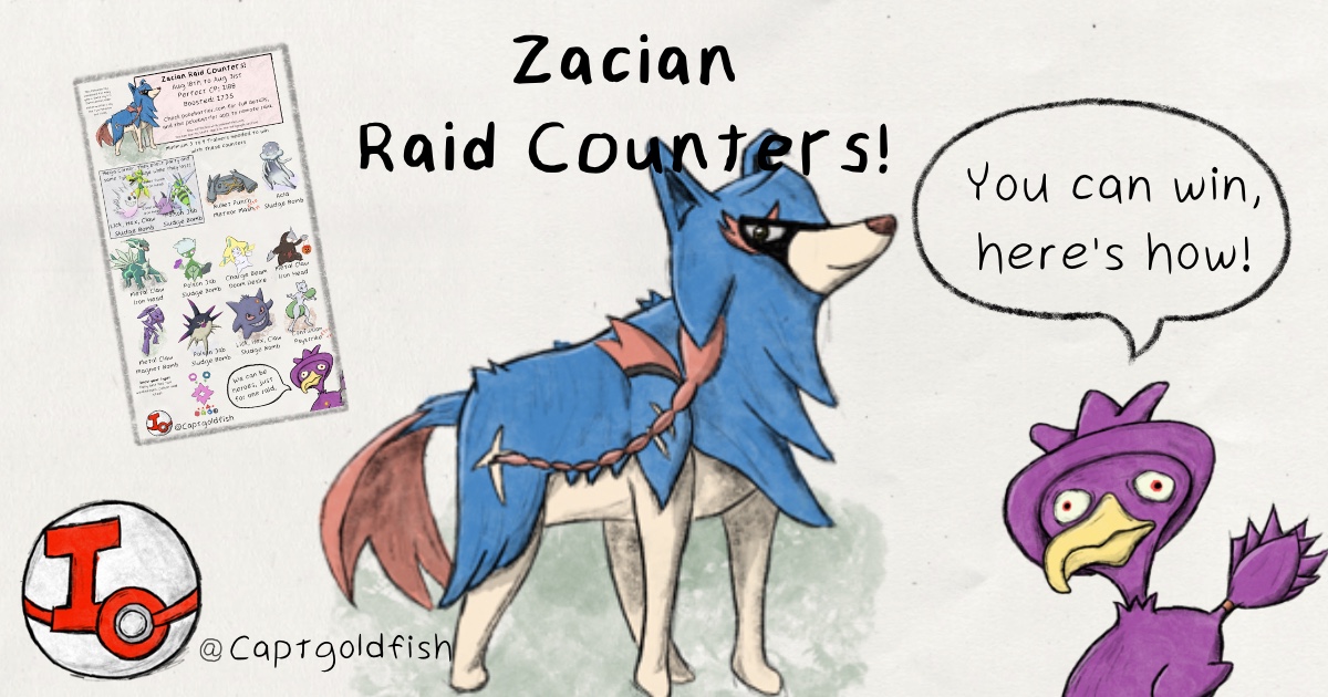 Zacian Raid Counters Guide (Hero of Many Battles form)