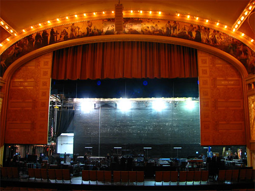 Baroque to Classical Transitions, Stage and proscenium arch | The stage gets set up for Bjรถrk.โฆ | Flickr