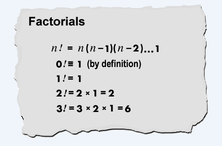Combinations without order, Calculando factoriales de números grandes - KS7000+WP