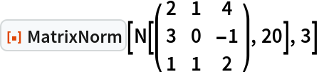 Condition Number and Problem Sensitivity, MatrixNorm | Wolfram Function Repository