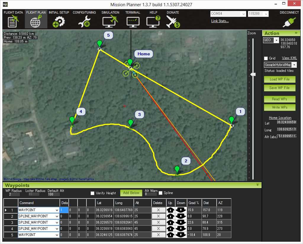 Constructing roadmaps, ArduPilot Copter — Copter documentation