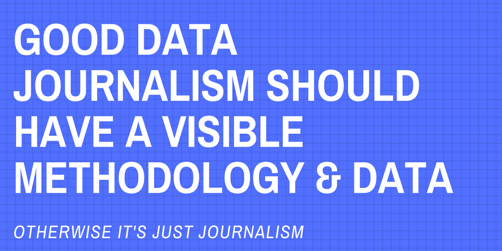 Defining Data Journalism and Key Terms, Two fundamentals that define good data journalism – Andy Dickinson – Medium