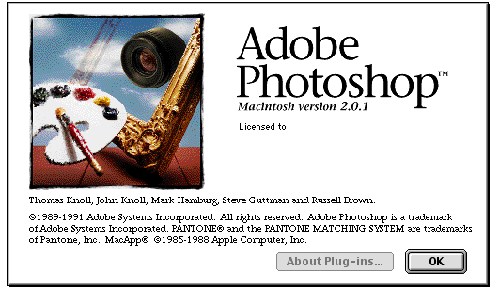 Early digital imaging software, Evolusi Adobe Photoshop - Setyawan Evolution
