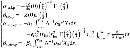 Fundamental equations of stellar structure, Dynamical tide in stellar radiative zones - General formalism and evolution for low-mass stars ...
