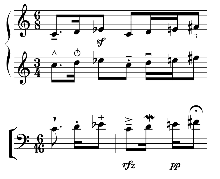 Text Formatting and Custom Symbols, Common Music Notation - Wikipedia